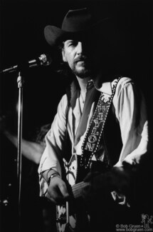 Waylon Jennings at Max's Kansas City in New York City. January, 18 1973. Image #: R-364 © Bob Gruen Waylon Jennings, NYC - 1973