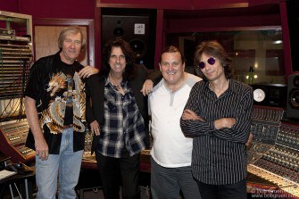 Alice Cooper Band, NYC - 2010 Sept 8 - The original Alice Cooper band reunited in a studio in New York to see how they sounded playing together after all these years.