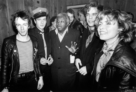 Topper Headon, Joe Strummer, Al Fields, David Johansen and Debbie Harry, NYC - 1979