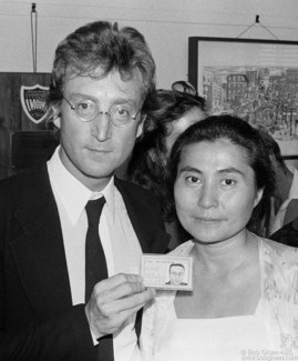 John Lennon and Yoko Ono, NYC - 1976