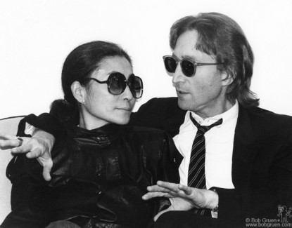 John Lennon and Yoko Ono, NYC - 1980