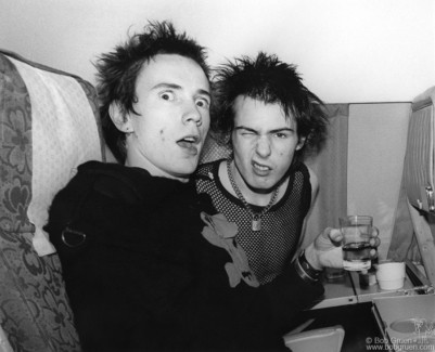 Johnny Rotten and Sid Vicious, Europe - 1977