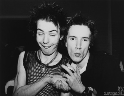 Sid Vicious and Johnny Rotten, Luxembourg - 1977