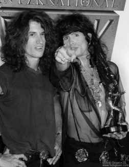 Joe Perry and Steven Tyler, NYC - 1990