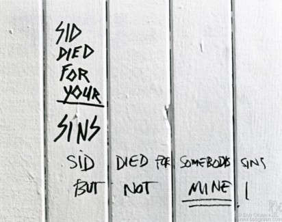 Sid Vicious Graffiti, CA - 1980