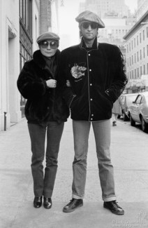 John Lennon and Yoko Ono, NYC - 1980