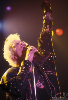 Billy Idol, NYC - 1987