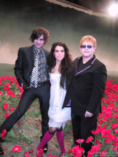 Ryan Adams, Leona Naess and Elton John, NYC - 2002