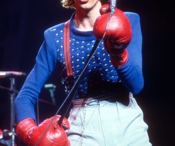 David Bowie, MSG, NYC. July 19, 1974. <P>Image #: C-50 © Bob Gruen 