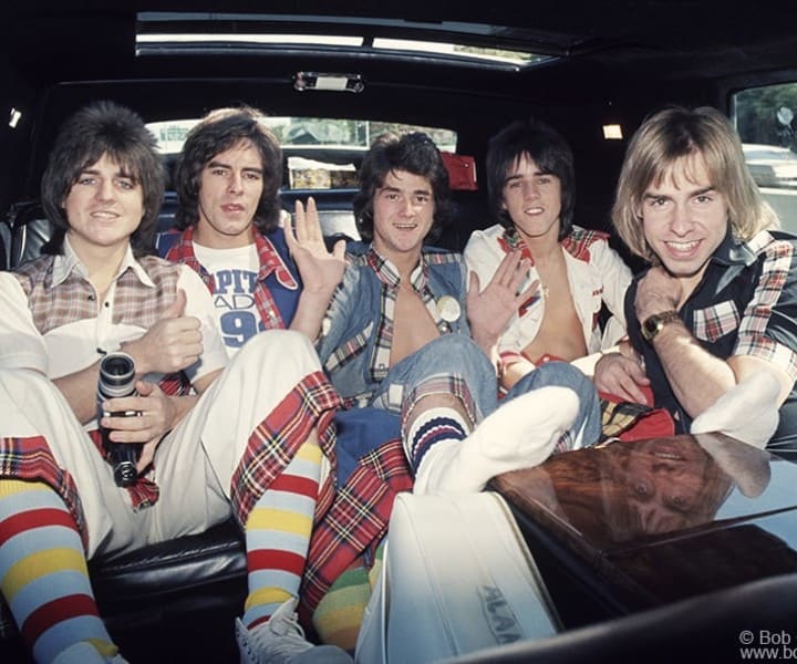 Bay City Rollers, NYC. September 30, 1975. <P>Image #: C-60  © Bob Gruen