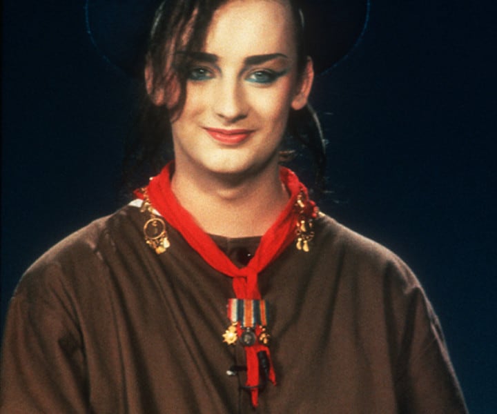 Boy George, NYC. September 1983. <P>Image #: C-89  © Bob Gruen