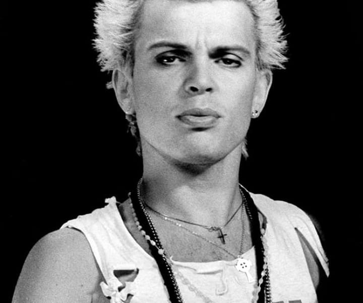 Billy Idol, NYC. March 1984. <P>Image #: R-157  © Bob Gruen