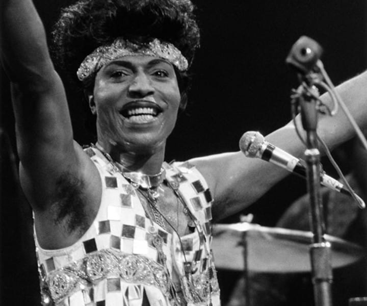 Little Richard, MSG, NYC. October 30, 1970. <P>Image #: R-179  © Bob Gruen