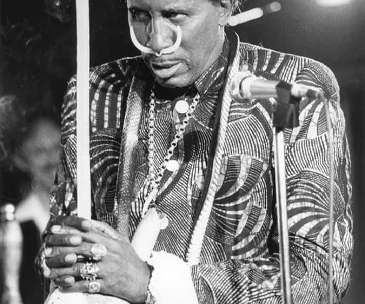 Screamin' Jay Hawkins, Paris, France. October 1989. <P>Image #: R-219  © Bob Gruen