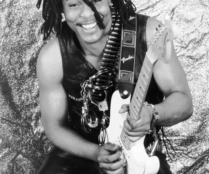 Majek Fashek, Westbeth Studio, NYC. May 1991. <P>Image #: R-226 <P>© Bob Gruen