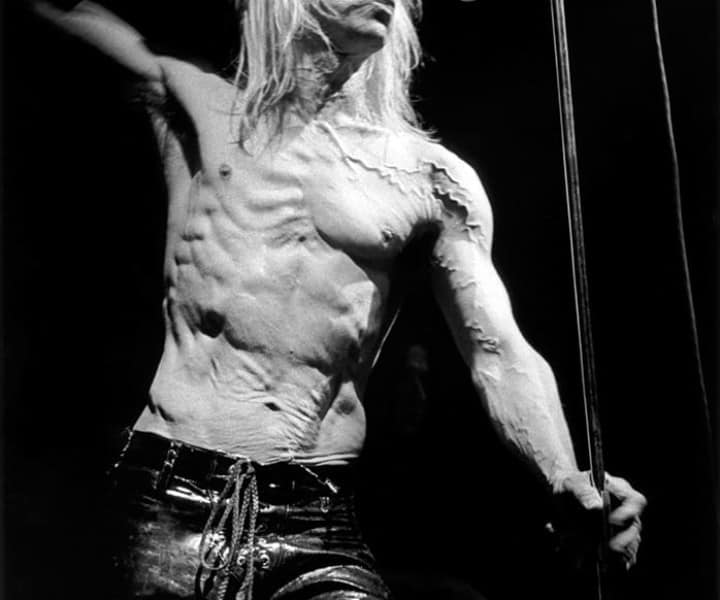 Iggy Pop, Roseland, NYC. April 1996. <P>Image #: R-251 © Bob Gruen 