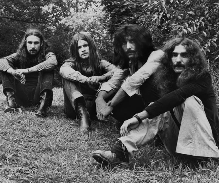 Black Sabbath, Central Park, NYC. August 15, 1971. <P>Image #: R-323  © Bob Gruen