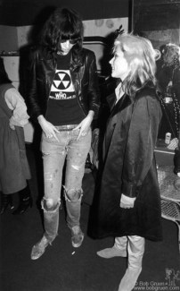 Joey Ramone and Debbie Harry, PA - 1978