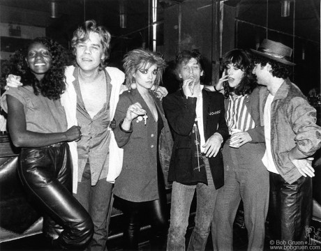 David Johansen, Nina Hagen, Johnny Thunders, Kate Simon and Syl Sylvain, NYC - 1980