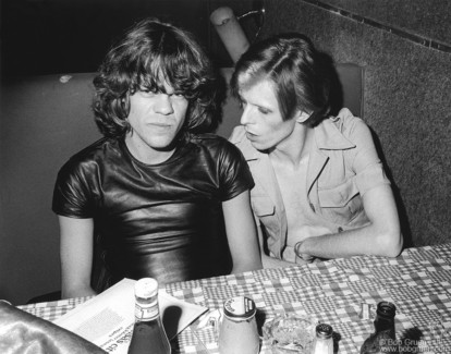 David Johansen and David Bowie, NYC - 1974