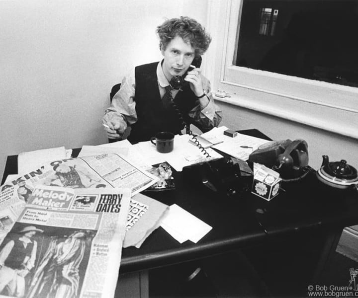 Malcolm McLaren, London, England. October 1976. <P>Image #: R-461  © Bob Gruen