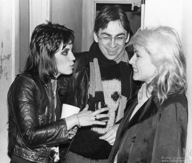 Joan Jett, Chris Stein and Debbie Harry, PA - 1978