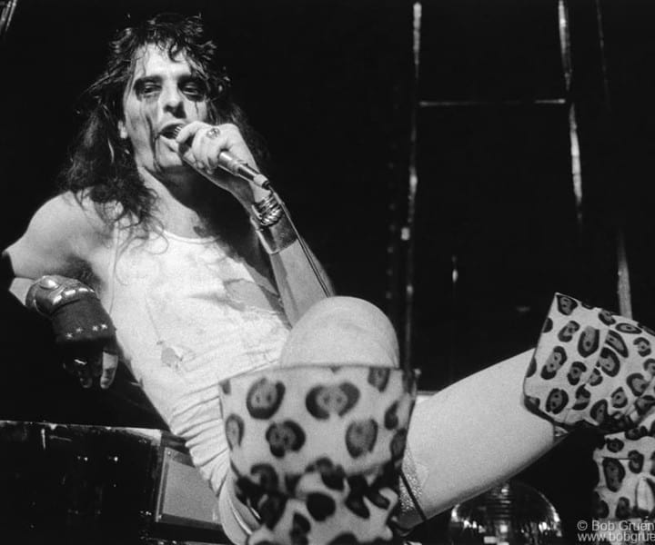 Alice Cooper, MSG, NYC. June 3, 1973. <P>Image #: R-90  © Bob Gruen