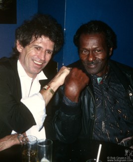 Keith Richards and Chuck Berry, NYC - 1987
