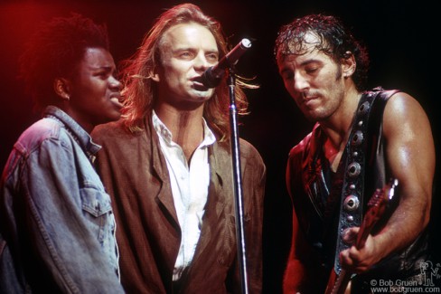 Tracy Chapman, Sting and Bruce Springsteen, PA - 1988