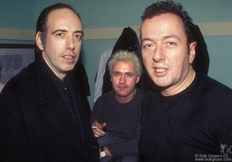 Mick Jones, Damien Hirst and Joe Strummer, London - 2000