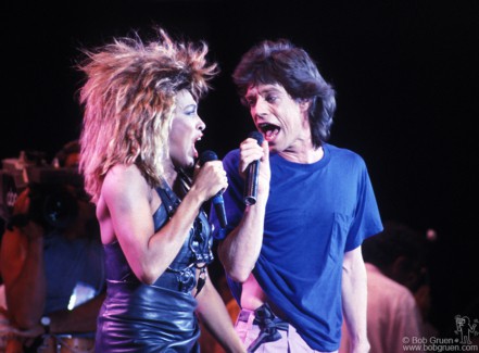 Tina Turner and Mick Jagger, PA - 1985