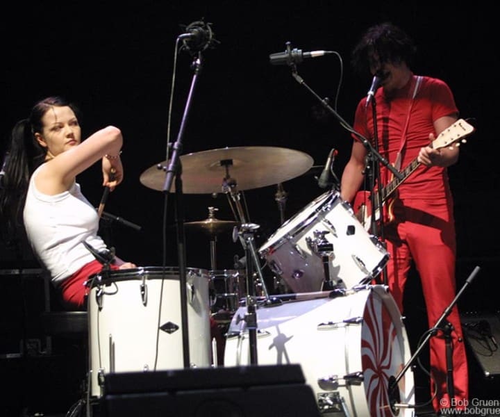 White Stripes, Radio City Music Hall, NYC. August 15, 2002. <P>Image #: C-317 © Bob Gruen