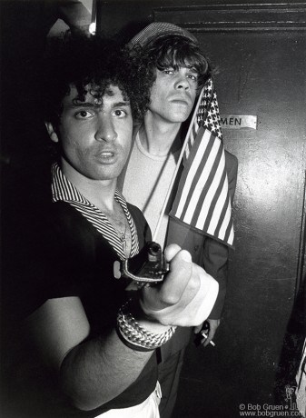 Syl Sylvain and David Johansen, NYC - 1976