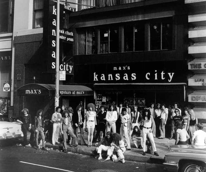 Max's Kansas City, NYC. September, 5 1976. <P>Image #: R-131  © Bob Gruen