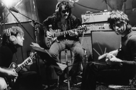John Lennon, Wayne "Tex" Gabriel and Mick Jagger, NYC - 1972