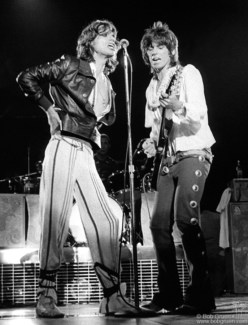 Mick Jagger and Keith Richards, LA -1975