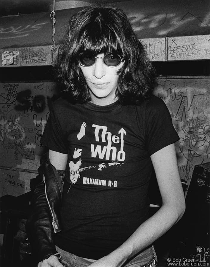 Joey Ramone / ジョーイ・ラモーン [Worn Free] Joey Ramone / N.Y.C Tee (Black) NYC Eagle T Shirt - Joey Ramone, N.y.c., New York, Johnny