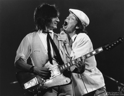 Ronnie Wood and Mick Jagger, NYC - 1978