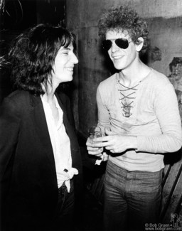 Patti Smith and Lou Reed, NYC - 1976