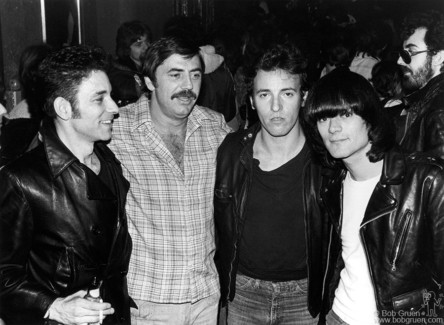 Robert Gordon, Tommy Dean, Bruce Springsteen and Dee Dee Ramone, NYC - 1977
