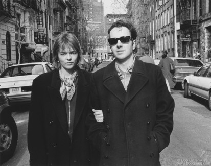 Joe and Lucinda Strummer, NYC - 1994