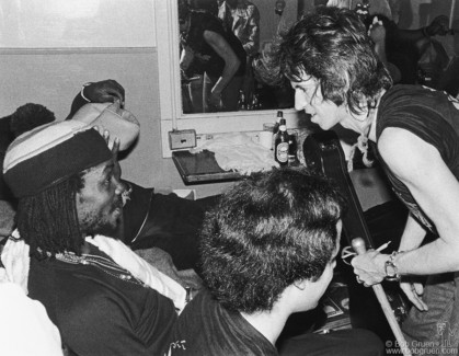 Peter Tosh and Keith Richards, NYC - 1979