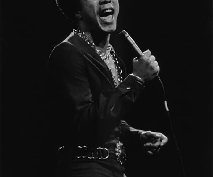 Smokey Robinson, MSG, NYC. June 23, 1972. <P>Image #: R-523 © Bob Gruen