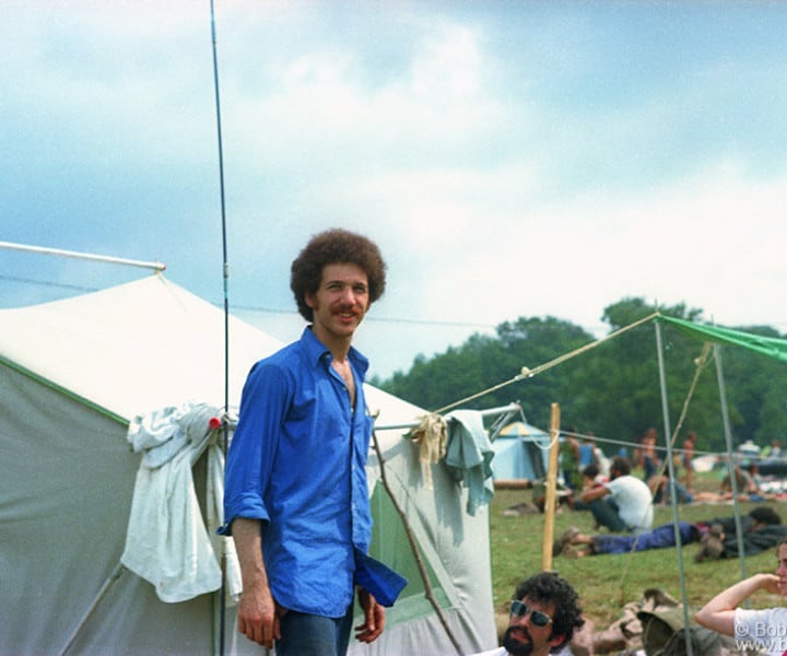Bob Gruen at The Woodstock Festival in 1969.