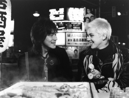 Yutaka Tadokoro and Carrie Hamilton, Tokyo - 1987