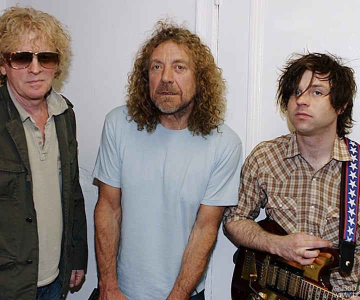 June 23 - NYC - Backstage before the show - Ian Hunter, Robert Plant and Ryan Adams 
