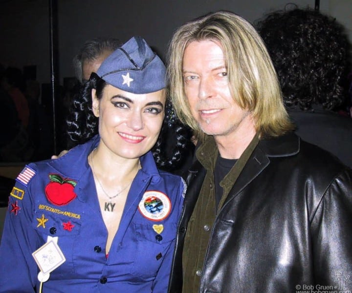 May 15 - NYC - Kristeen Young & David Bowie at CBGB.