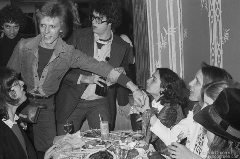 David Bowie and Todd Rundgren, NYC - 1974
