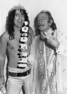 Alice Cooper and Salvador Dali, NYC - 1973