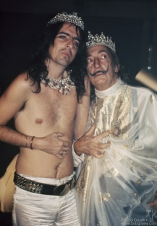 Alice Cooper and Salvador Dali, NYC - 1973